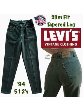 ‘94 Levi's Classic 512 Slim Fit Tapered Leg Jeans (~W25/L30)